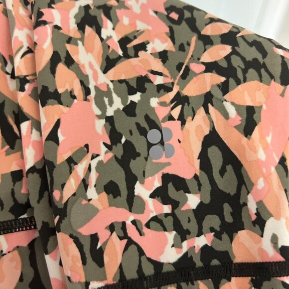 Sweaty‎ Betty Power 7/8 Workout Legging, Pink/Green Pattern S - Picture 9 of 10